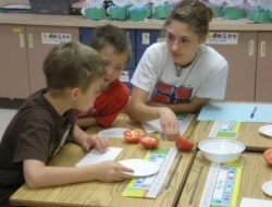 Cross-Age Teaching: Decorah high school students helping students eat healthier