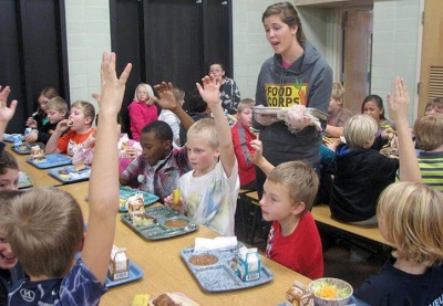 N. Fayette Students Sample Squash Fries